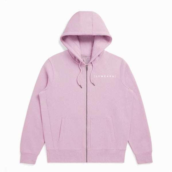 Signature LUMKARA Zip-Up Hoodie  :: Lavender :: Pastel Collection :: 100% Organic